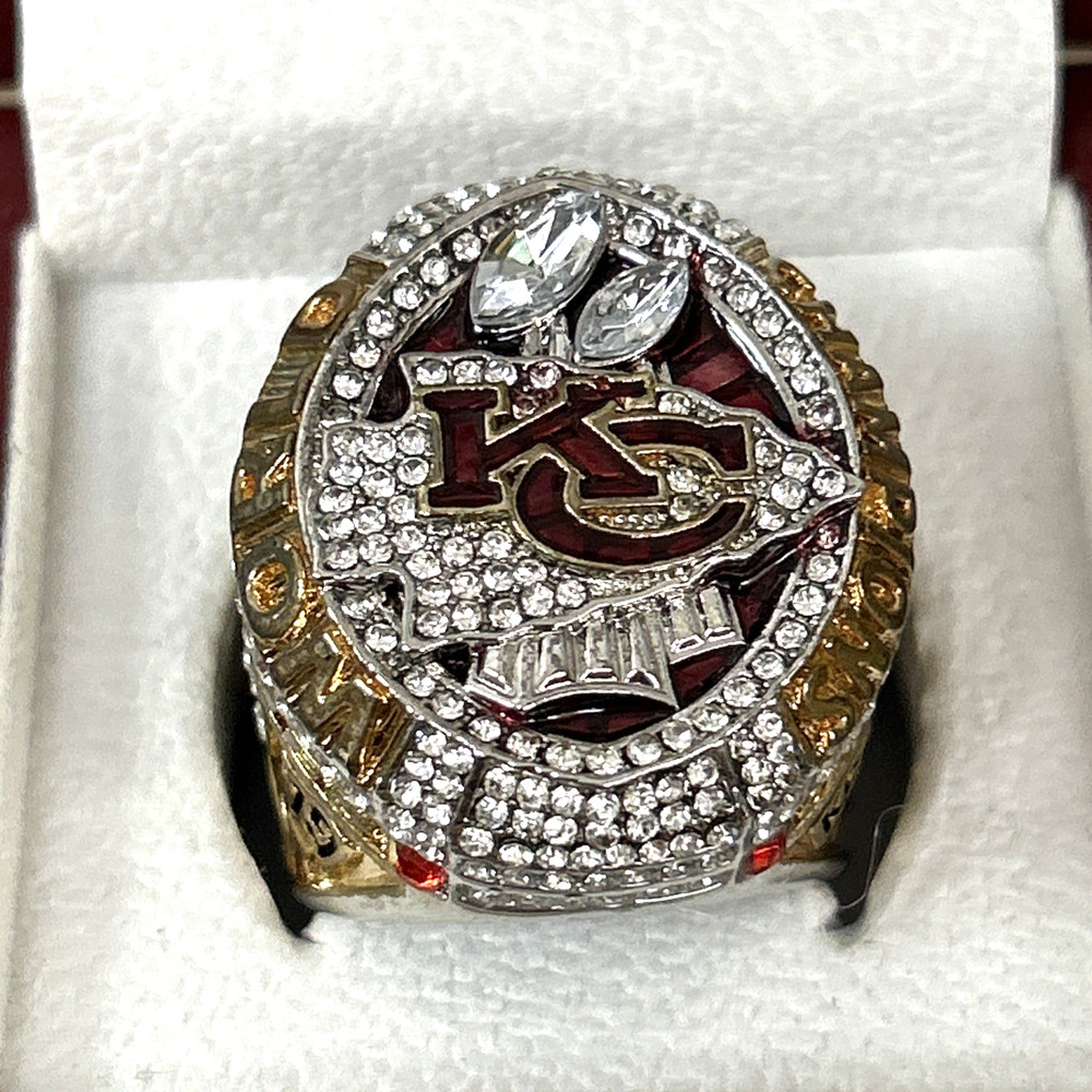 Kansas City Chiefs Super Bowl LIV Champions Patrick Mahomes 15 Replica Ring Fan